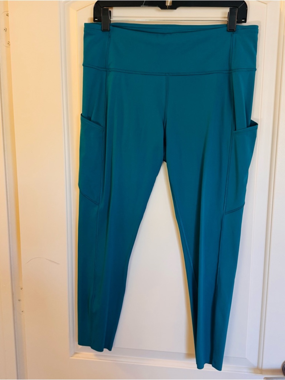 Lululemon All the Right Places Crop Size 12 Teal 23” inseam